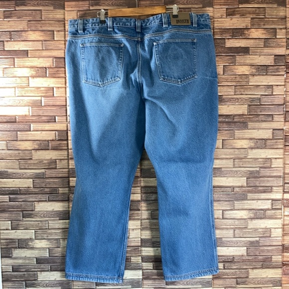 Mens EUC Duluth Trading Co Relaxed Fit Blue Jeans Size 46x31 - Picture 2 of 9